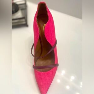 Malone hot pink heels. Includes dust bag.